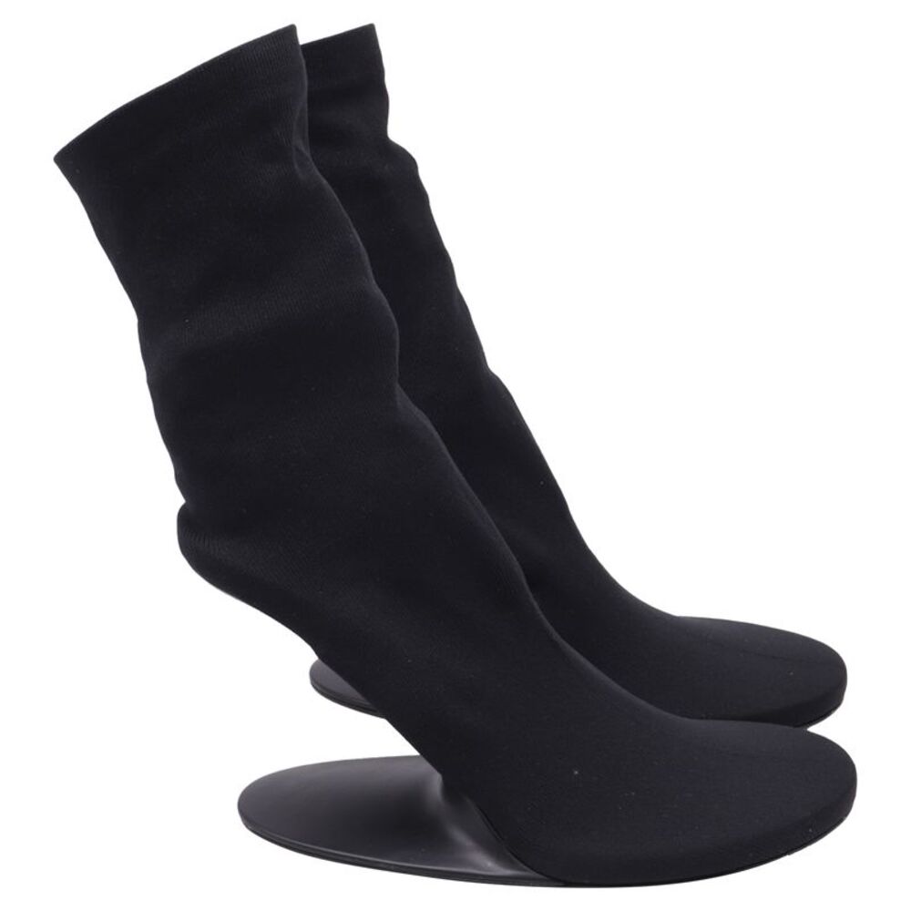 Balenciaga Stage Sock Boots in Black Polyamide